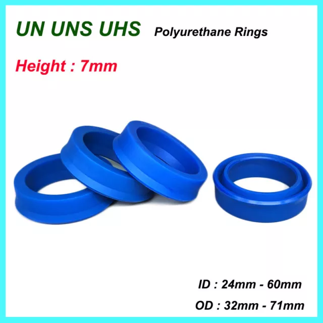 Cylinder Seal Oring Polyurethane Polyurethane Sealing Ring O Ring Height  5/6/7mm