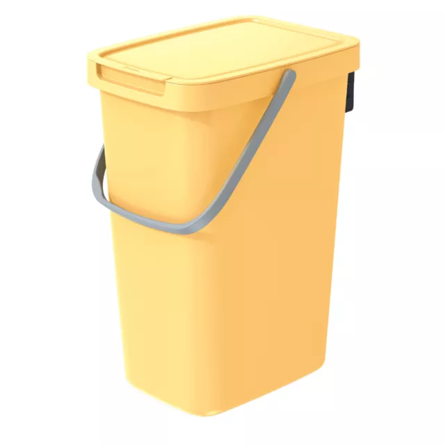 Mulleimer Hellgelbe Abfalleimer Abfalltrennbehälter Behälter Mülltrennung