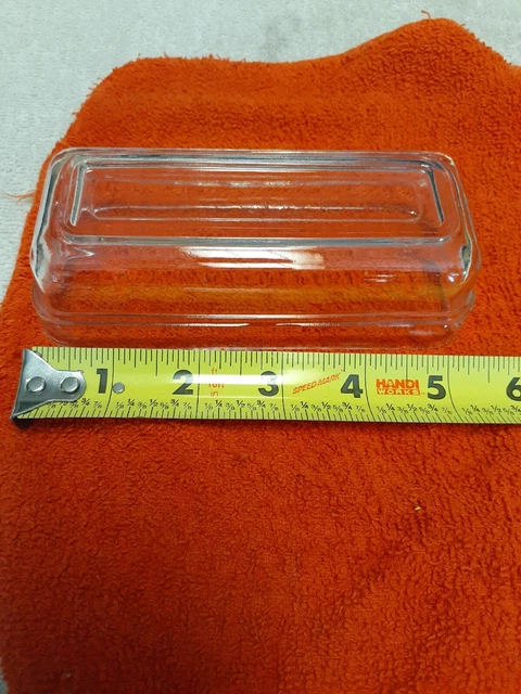 Vintage Butter Tray Glass Top Only