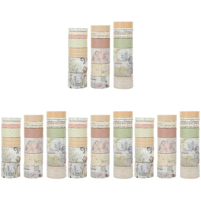 80 rollos de niños Washi Tapes álbum de colección cintas decorativas