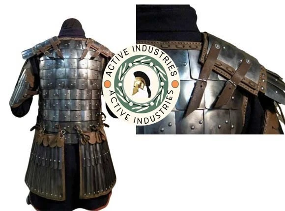 Medieval Suit Of Armor Half Body suit Adjustable Wearable Halloween Costume