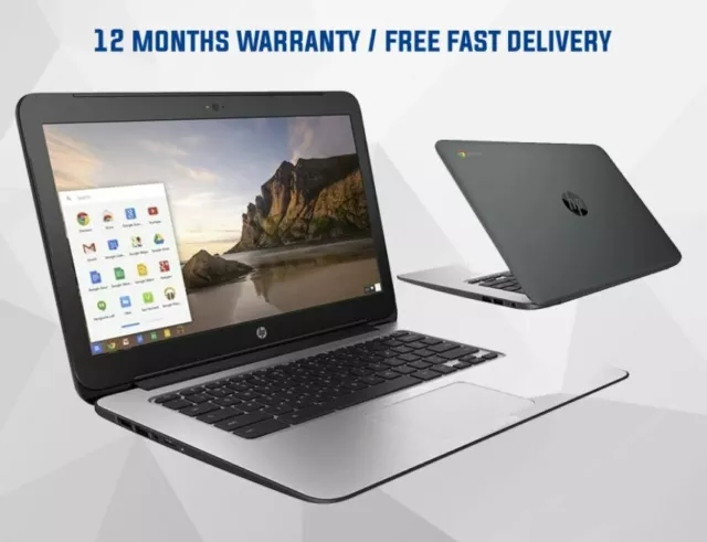 HP LAPTOP CHROMEBOOK POWERFUL 14" 16GB 4GB WEBCAM HDMI CHEAP USB HDMI Chrome OS 3