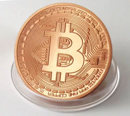 1 Unze 999 Kupfer - Bitcoin 2012 - Computer - Kupferbarren - Medaille - Anlage