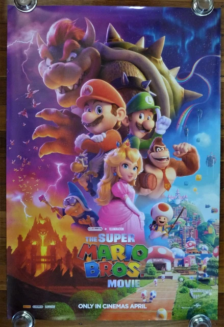 THE SUPER MARIO BROS. MOVIE Original 2023 Australian Adv. One Sheet ...