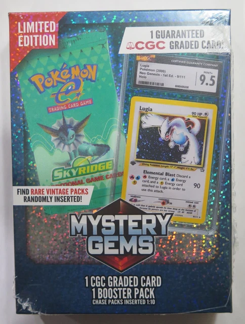 POKEMON MYSTERY GEMS Box 1 Cgc Card Booster Pack Limited Edition Official Mj #H $59.99 - PicClick POKEMON MYSTERY GEMS Box 1 Cgc Card Booster Pack Limited Edition Official Mj #H $59.99 - PicClick