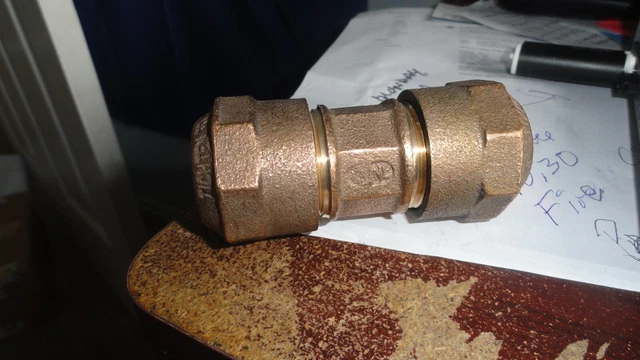 McDonald 3/4" CTS HM/JJ Ranger Brass Coupling NL FREE 1ST CLASS SAME DAY SHIP