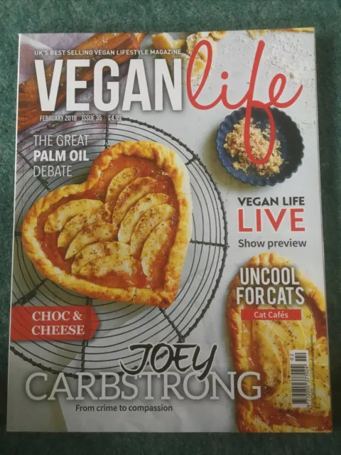 VEGAN LIFE  Magazine Feb 2018 issue 35 FREE P+P