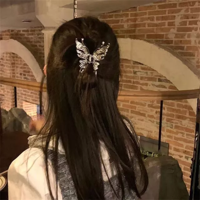 Liquid Metal Butterfly Hair Clip Hair Accessory