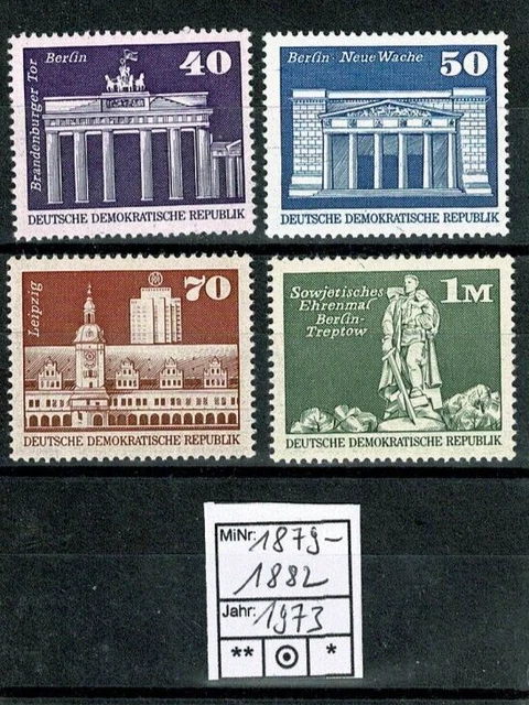 DDR-Briefmarkenset Komplett - Katalog-Nr. 1868-1869,1947-1948,1968,2022, Gestempelt