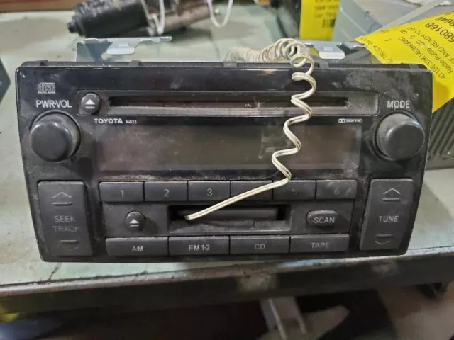 Audio Equipment Radio Receiver CD With Cassette Fits 02-04 CAMRY 573664