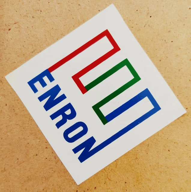 SUPER RARE original ENRON Corp. vinyl Sticker. 3" Vintage & AUTHENTIC Genuine. SUPER RARE original ENRON Corp. vinyl Sticker. 3" Vintage & AUTHENTIC Genuine.