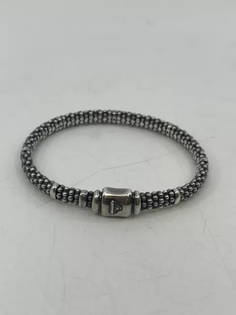 Lagos Caviar Bracelet 925 Sterling Silver (7-Inches)