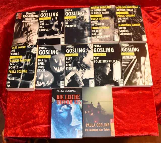 Paula Gosling Konvolut Taschenbücher  12 Stück