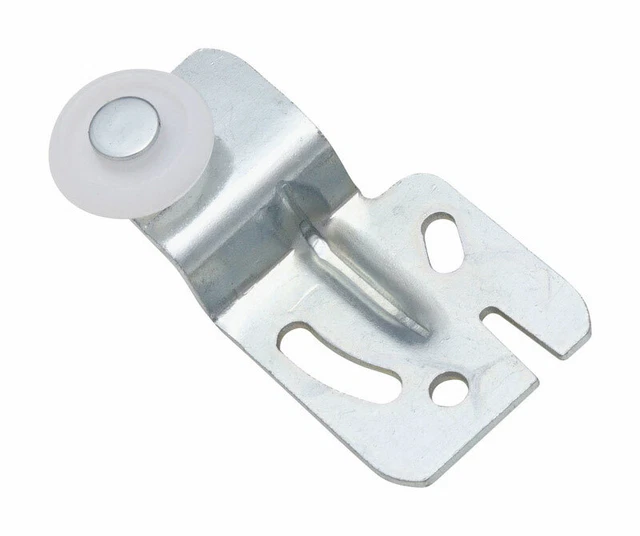 National Hardware  Zinc-Plated  Plastic/Steel  Sliding Door Hangers  2 pk