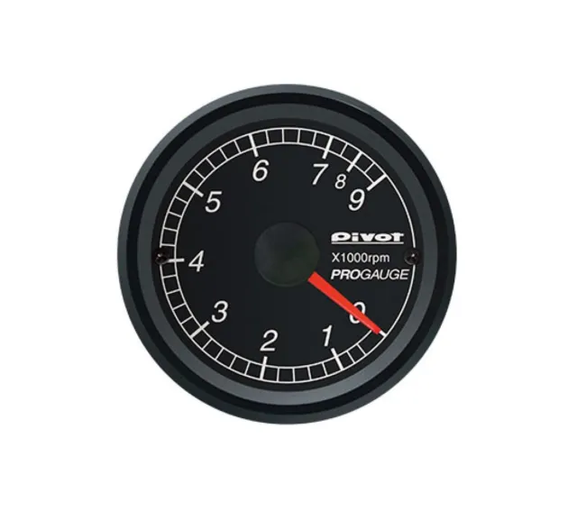 PIVOT Pro Gauge Tachometer 52 Pie PT5-X Easy Installation Car Black LED Japan