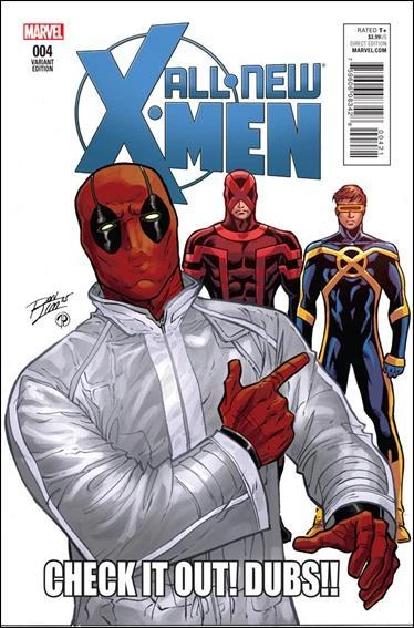 All-New X-Men #4 (2016) Deadpool Variant Cover, Ron Lim, 1:10, Nm