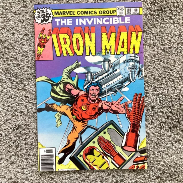 Iron Man #118 (9.0) - 1979 1st App James "Rhodey" Rhodes aka War Machine  Key!