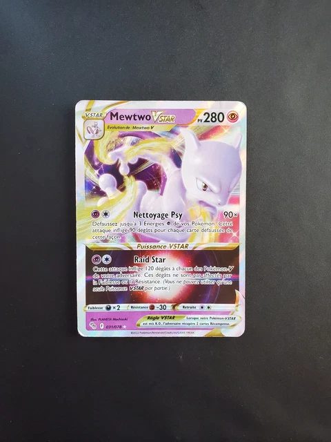 CARTE POKÉMON MEWTWO Vstar 031/078 EB10.5 Pokémon Go FR EUR 3,10