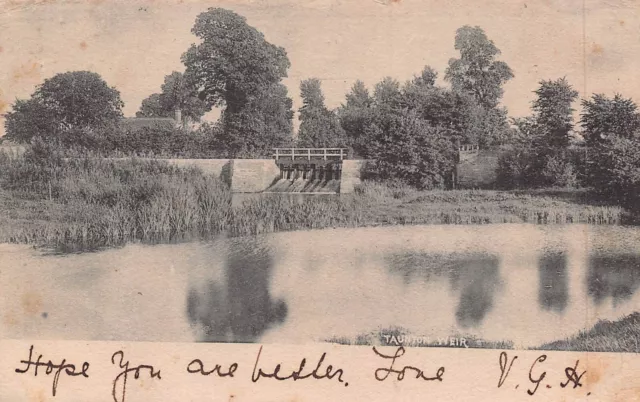 Taunton Somerset Angleterre~ Weir ~1904 Photo Carte Postale