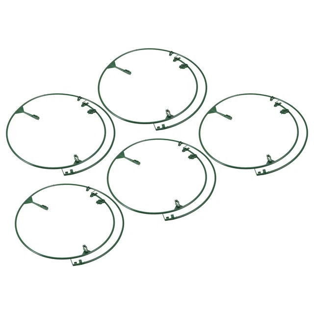 5pcs unterstützen Käfig Orchideenunterstützung Ringgartenpflanzen Stütze