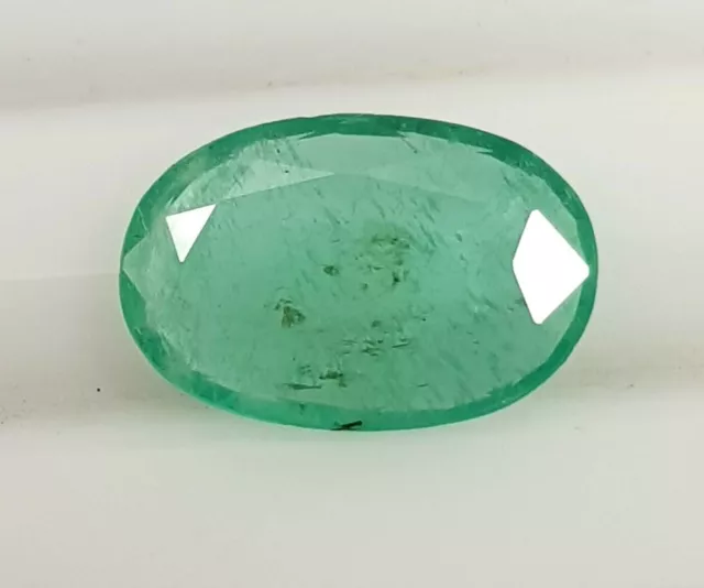 2.28 Ct Esmeralda Natural Zambia Corte Oval Gemas de Color Verde de...