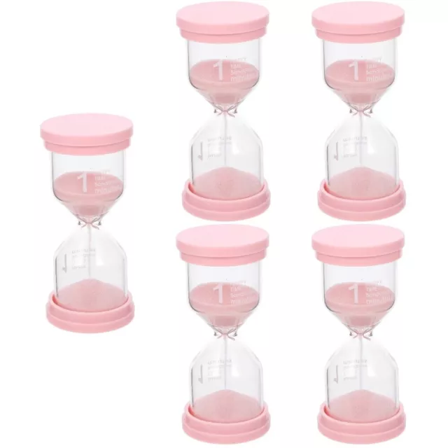 Set of 5 Tischdekoration Schreibtischaufsatz Sanduhr-Timer Antiquität