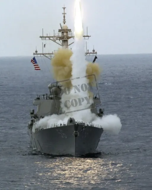 US NAVY USN GUIDED MISSILE DESTROYER USS JOHN S. McCAIN (DDG 56) 8X12 PHOTOGRAPH