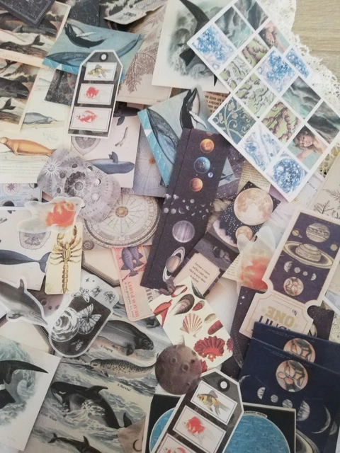 Vintage Ephemera Restposten Junk Journal gemischtes Paket