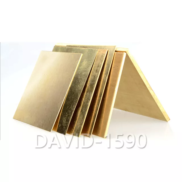 1pcs CuZn40 C28000 Brass Metal Sheet Plate Brass Sheet Bar Thickness 0.8mm - 6mm