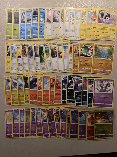 Lot De 55 Cartes à Collectionner En PVC - Cartes De Poke Résistantes, Forte Attaque