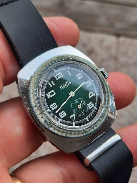 Montre De Plongée Vintage Esperanto - Mécanique - Occasion Fonctionnelle
