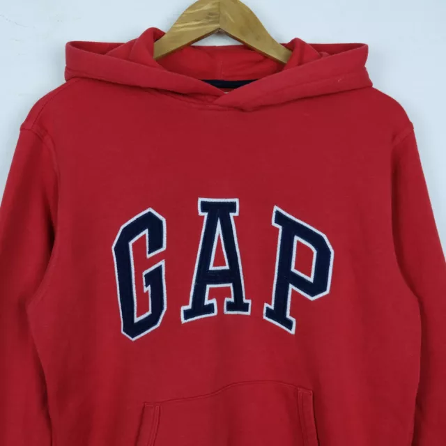 Felpa Gap Kids Bambino Taglia XXL Rosso Logo Comodo Casual Maniche Lunghe 2