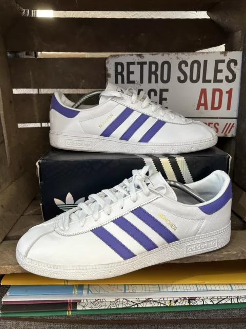 Adidas munchen white leather 2025