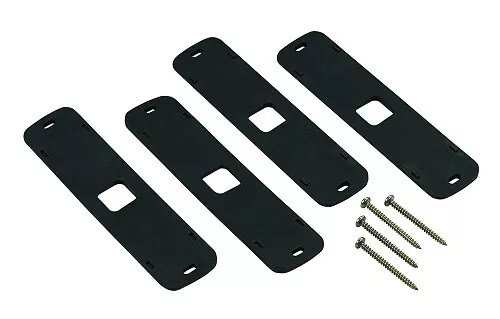 MicroPulse Kit of 4 Rubber Mounting Wedges for Use with MPS600 Lights, Black
