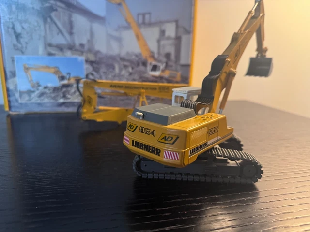 CONRAD NO 2907 Liebherr R 954 BV Raupenbagger mit Abbruchausrüstung 1/50 OVP EUR 123,00