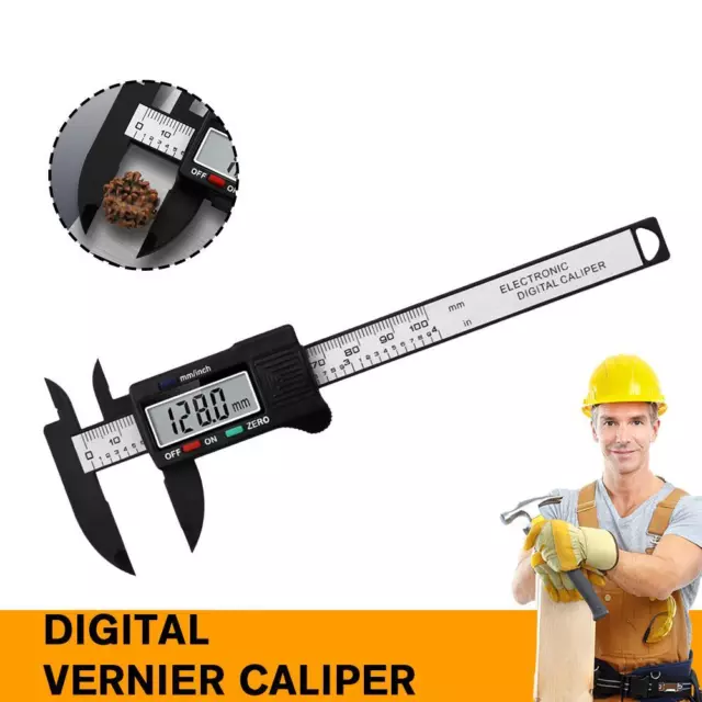 100mm Digital Caliper Micrometer LCD Gauge Vernier Electronic I5O9