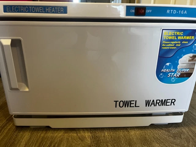 COSTWAY 16L Towel Warmer, 3-in-1 UV Sterilizer Disinfection Warmer Hot Facial Ca
