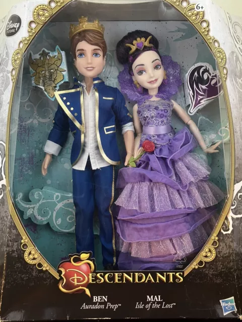 Disney Store Descendants Ben And Mal Dolls New Factory Sealed, Box Not Perfect