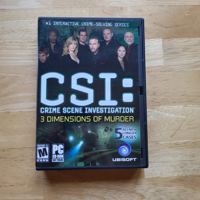 csi-crime-scene-investigation-3-dimensions-of-murder-pc-ubisoft-2006-win98-xp-5-99-picclick
