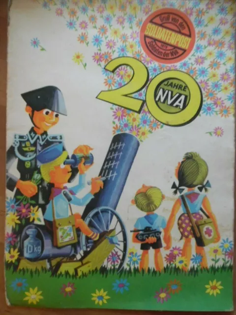 SOLDATENPOST 1976 - 20 Jahre NVA Miltärtechnik ASV FDJ GST Frösi Comic DDR