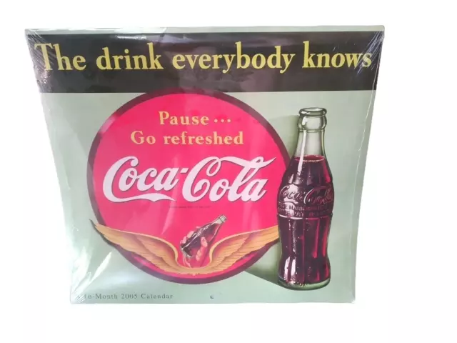 2005 COCA-COLA Coke Calendar - Brand New Factory Sealed