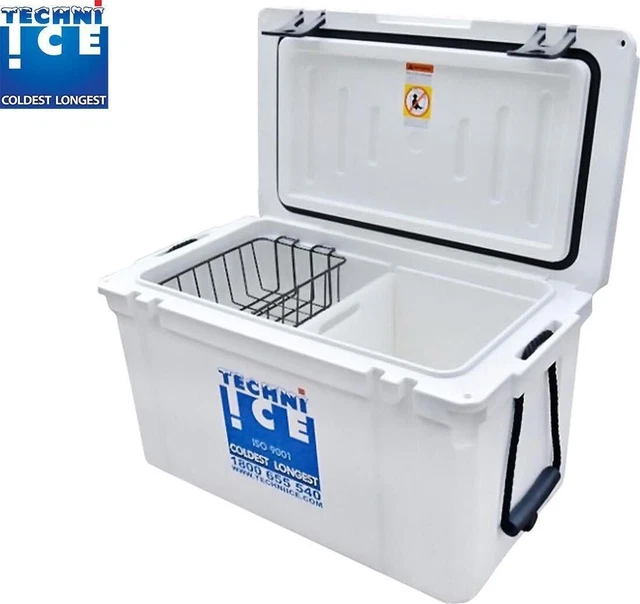 Techni Ice 75L Classic Large Hybrid Series Ice Box Cooler Esky Drinks Party