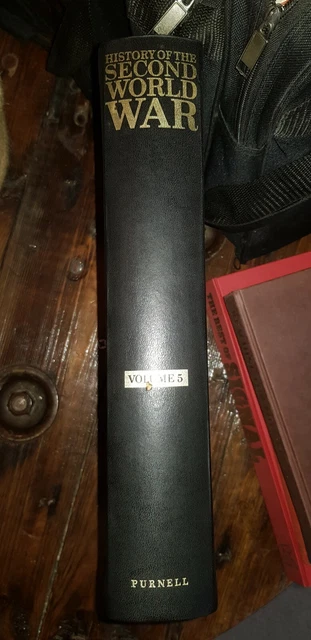HISTORY OF THE Second World War Magazine book V5 Binder Barrie Pitt (Ed ...