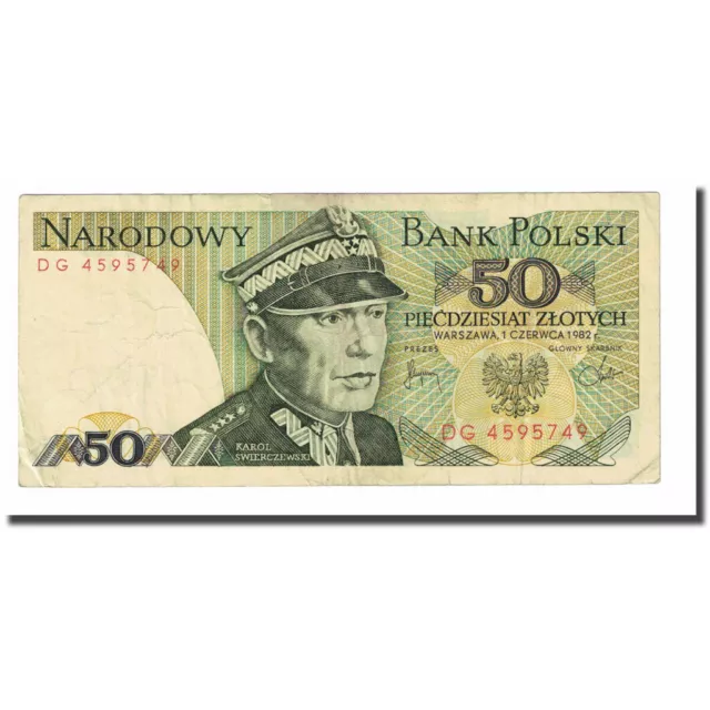 [#169968] Banknote, Poland, 50 Zlotych, 1982-06-01, KM:142b, EF(40-45)