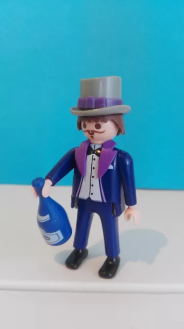 Playmobil hombre victoriano con botella de champán