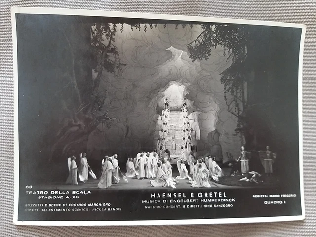 Teatro della Scala (1942). Haensel e Gretel - Quadro I.
