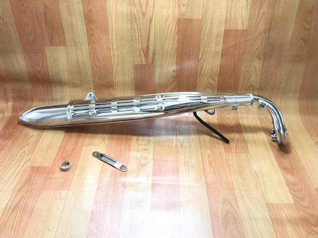 Honda SS50 CL50 CL70 Hanging Up Exhaust Muffle Pipe CL70 CD50 C110 Steel Chrome.