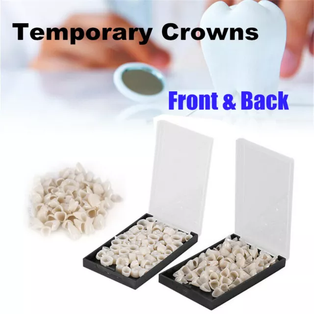 Temporary Crowns Posteriors Anterior Molar Resin Tooth Teeth Caps Dental UK 2