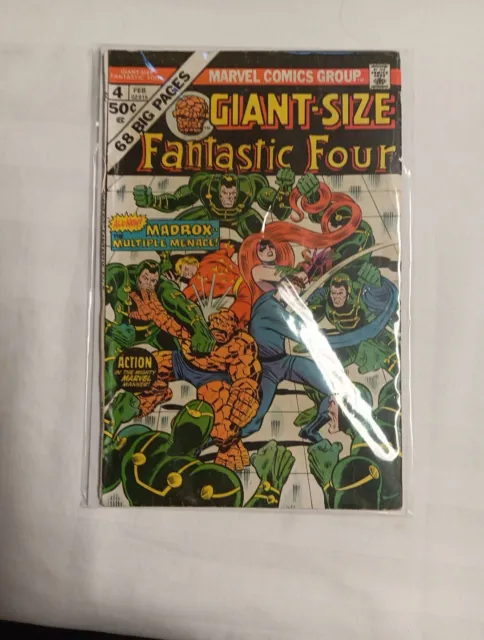 GIANT-SIZE FANTASTIC FOUR #4 “1st App. Jamie Madrox Multiple Man” 1975