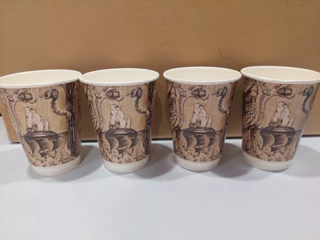 Rare 4 Bundaberg Mutiny Spiced Rum Waxed Paper Cups 2